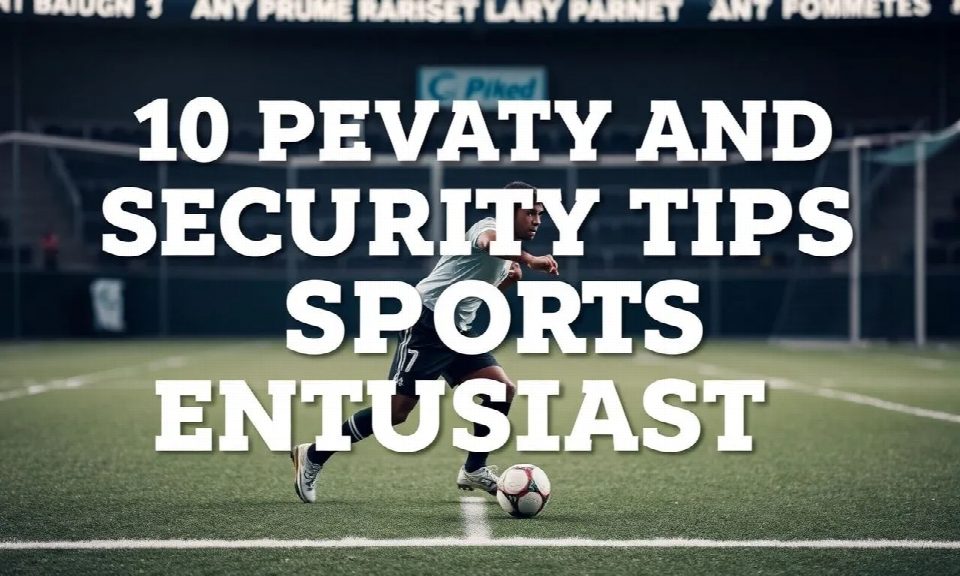 10 Privacy and Security Tips for Sports Enthusiasts 10 Privacy and Security Tips for Sports Enthusiasts