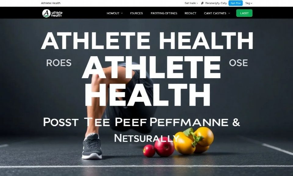 Athlete Health: Boost Your Performance Naturally