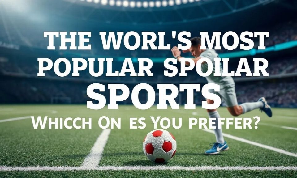 The World's Most Popular Sports: Which One Do You Prefer?