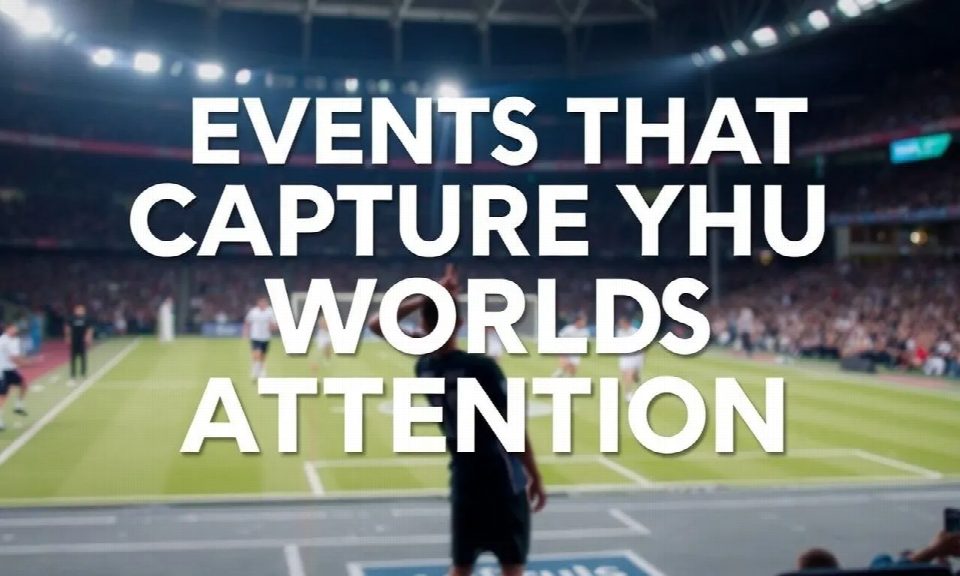 Events That Capture the World's Attention Events That Capture the World's Attention