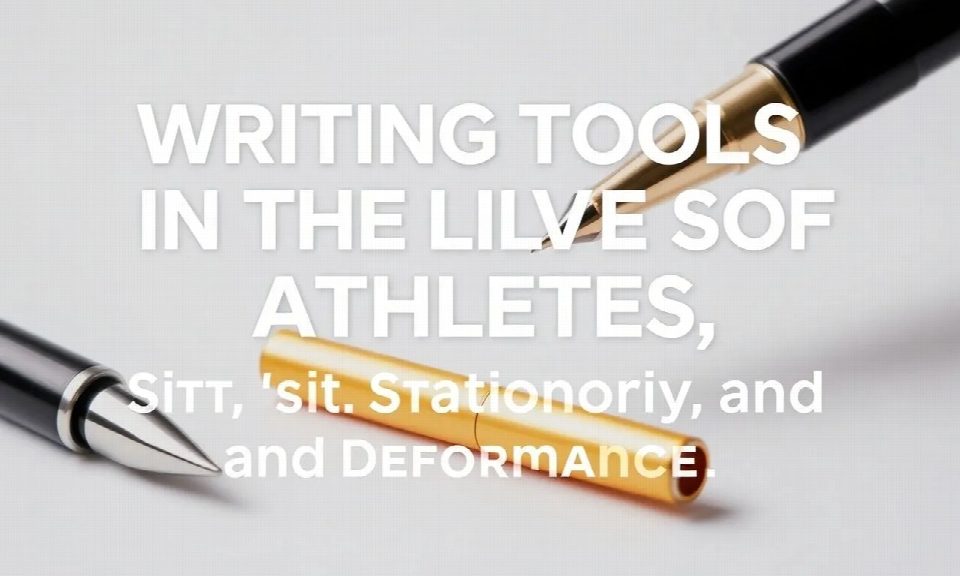 Writing Tools in the Lives of Athletes: Pens, Stationery, and Performance Writing Tools in the Lives of Athletes: Pens, Stationery, and Performance