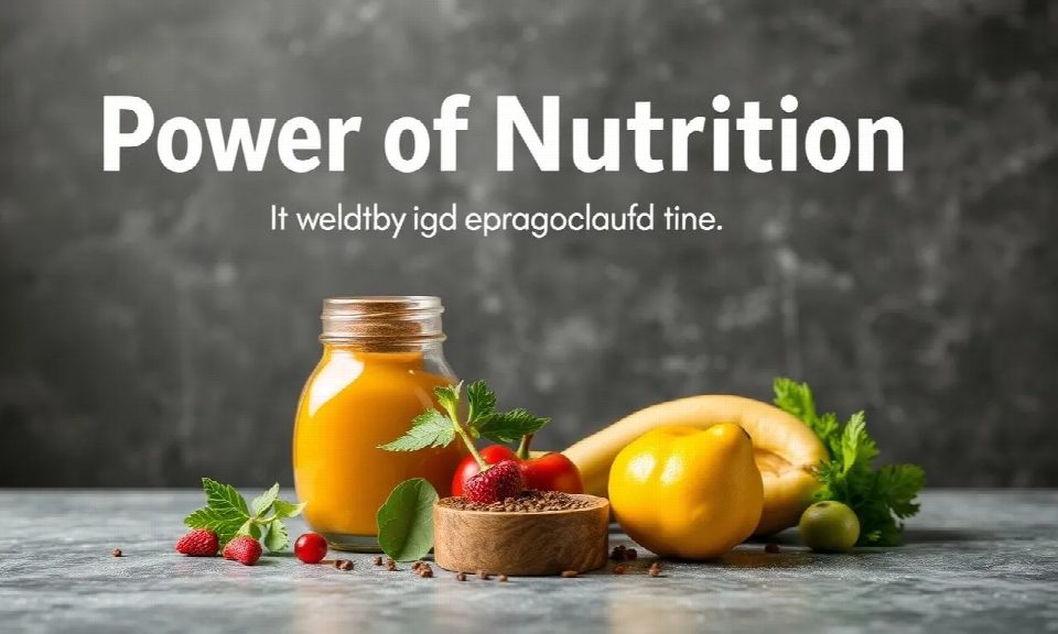 Power of Nutrition: A Healthy and Energetic Lifestyle