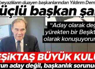 Beşiktaş Başkanı için Güçlü Bir Lider Aranıyor news-04122024-122502