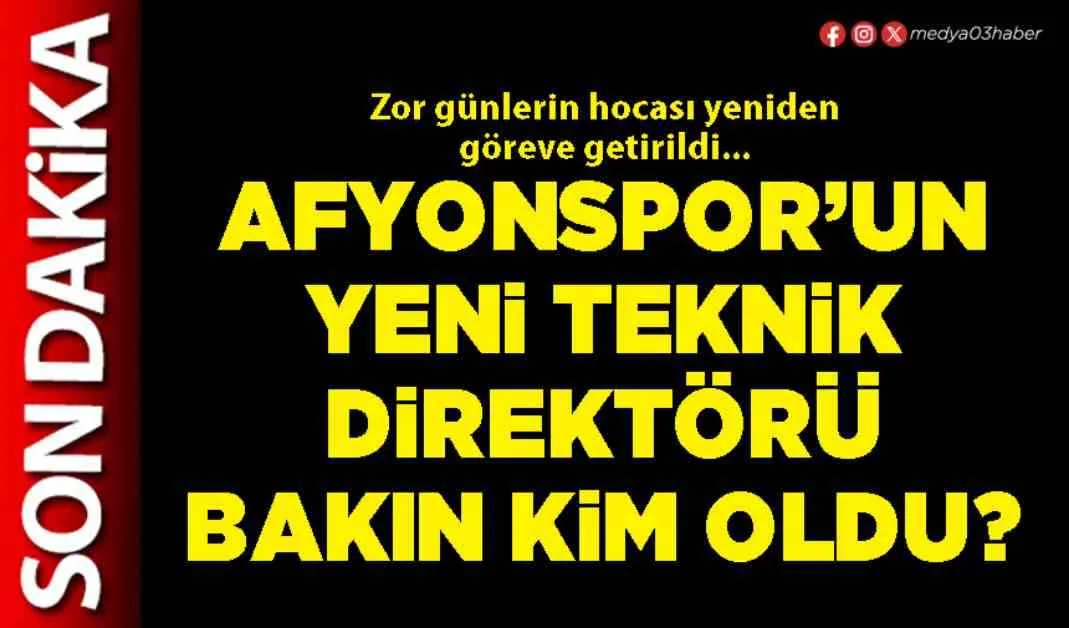 Afyonspor’un Yeni Teknik Direktörü Kim Oldu? – Haber ve Güncel Bilgiler news-04122024-140914