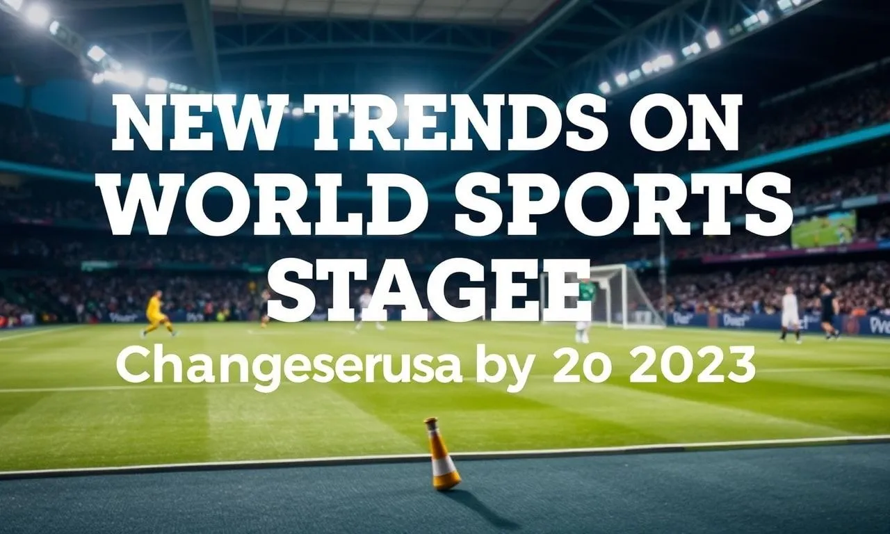 Dünya Spor Sahnesinde Yeni Trendler: 2023’ün Getirdiği Değişiklikler New Trends on the World Sports Stage: Changes Brought by 2023