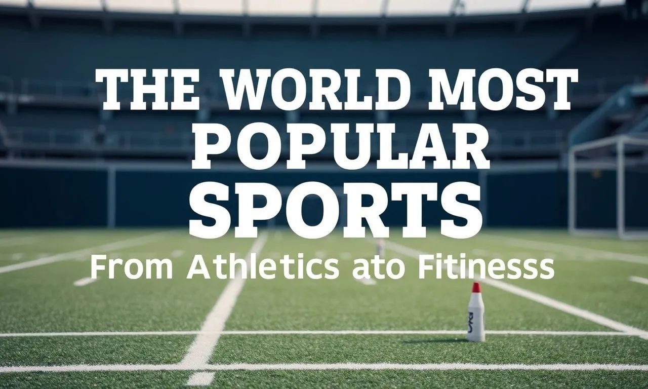 Dünyanın En Popüler Sporları: Atletizmden Fitness’e The World's Most Popular Sports: From Athletics to Fitness