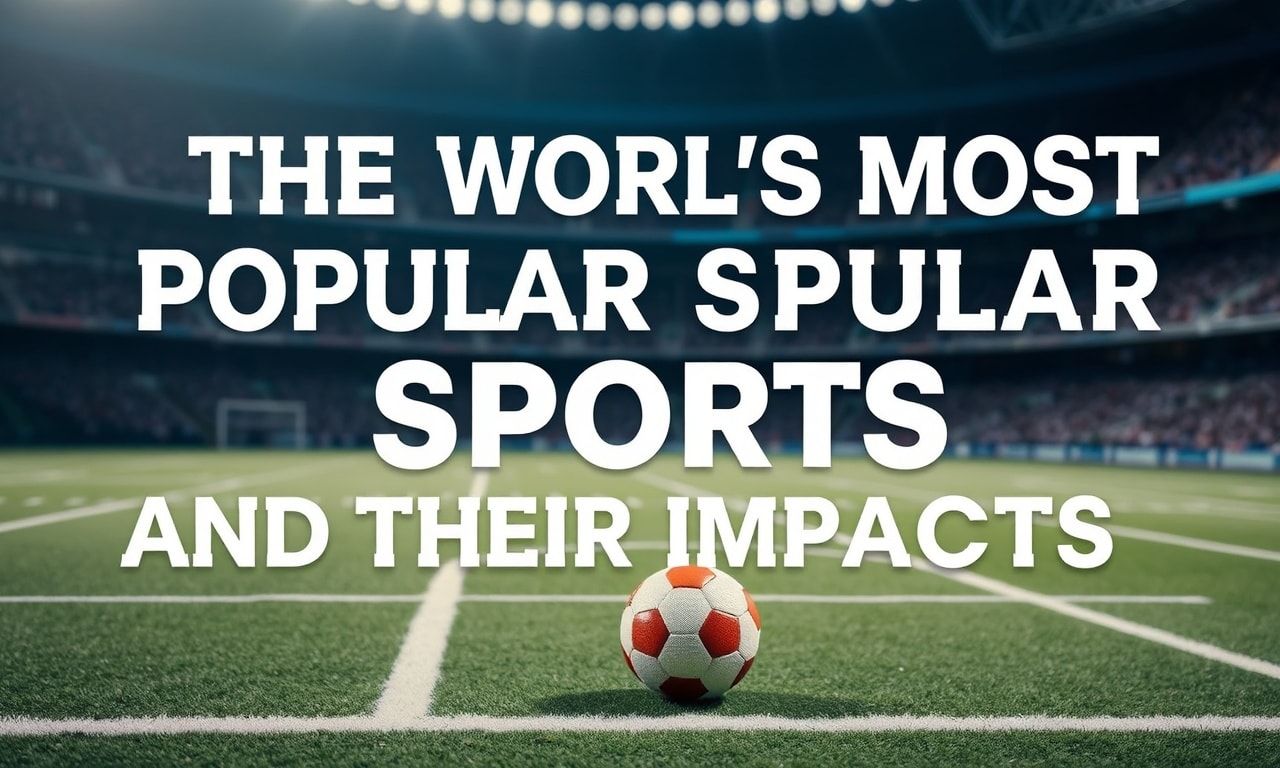 Dünyanın En Popüler Sporları ve Etkileri The World's Most Popular Sports and Their Impacts