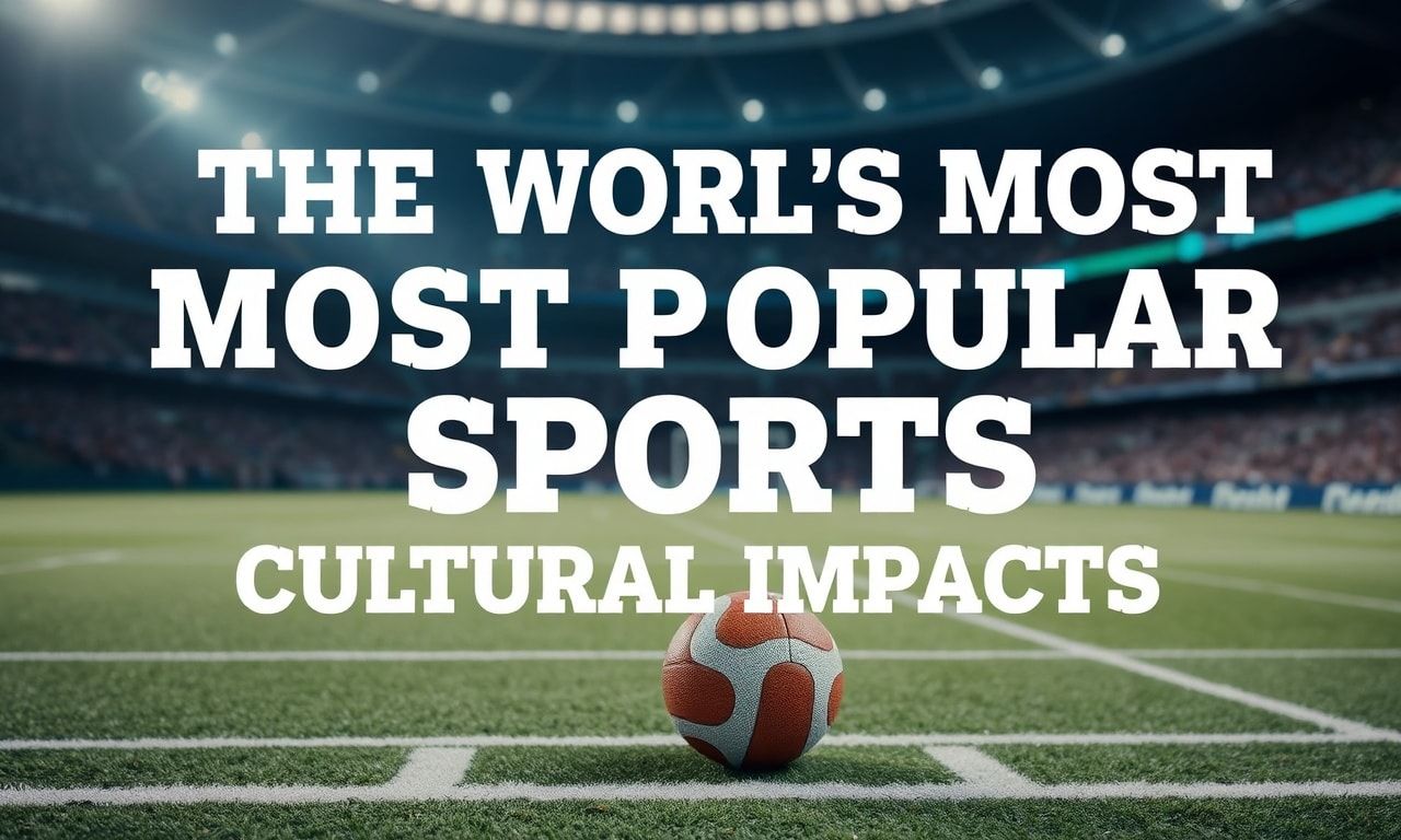 Dünyanın En Popüler Sporları ve Onların Kültürel Etkileri The World's Most Popular Sports and Their Cultural Impacts