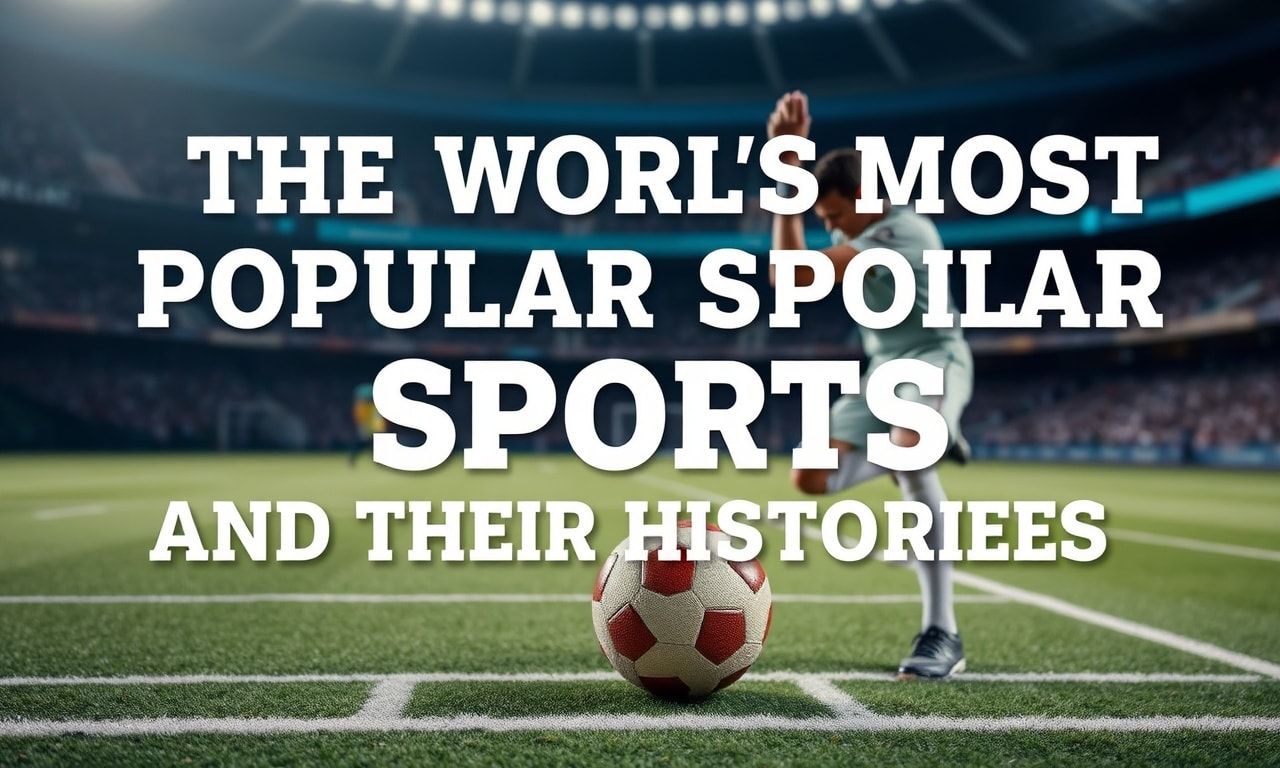 Dünyanın En Popüler Sporları ve Tarihleri The World's Most Popular Sports and Their Histories