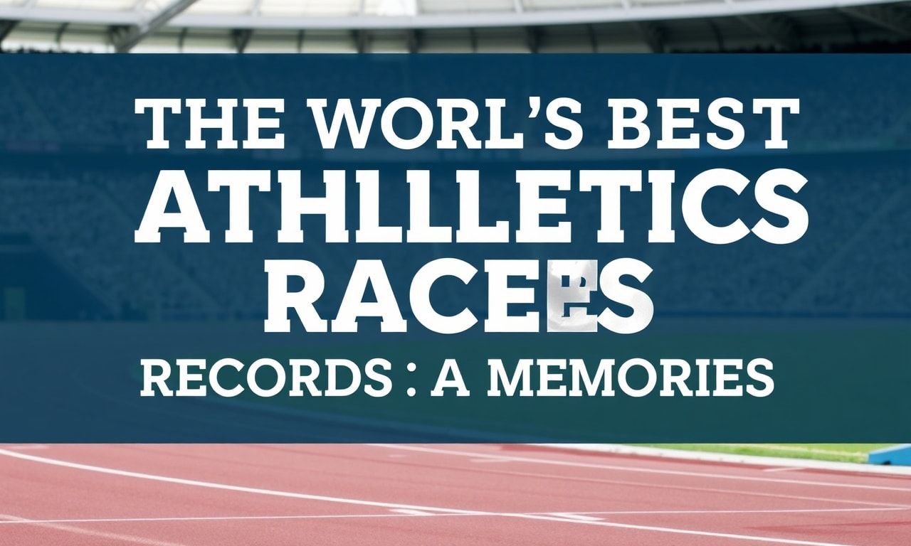 Dünyanın En İyi Atletizm Yarışları: Rekorlar ve Anılar The World's Best Athletics Races: Records and Memories