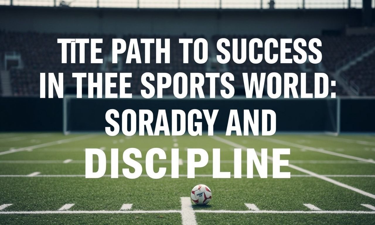 Spor Dünyasında Başarıya Giden Yol: Strateji ve Disiplin The Path to Success in the Sports World: Strategy and Discipline