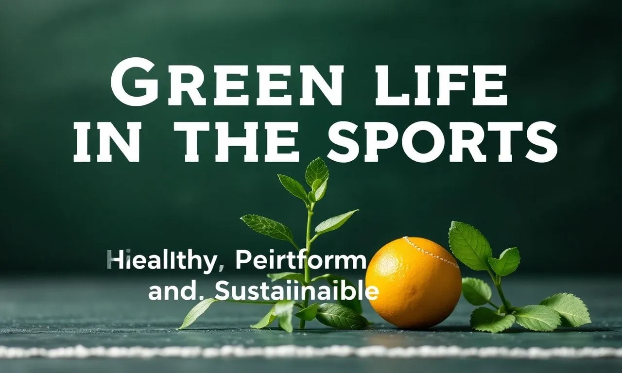 Spor Dünyasında Yeşil Hayat: Sağlık, Performans ve Sürdürülebilirlik Green Life in the Sports World: Health, Performance, and Sustainability