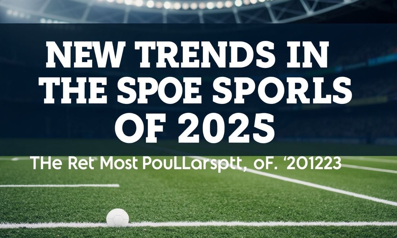 Spor Dünyasında Yeni Trendler: 2023’ün En Popüler Sporları New Trends in the Sports World: The Most Popular Sports of 2023