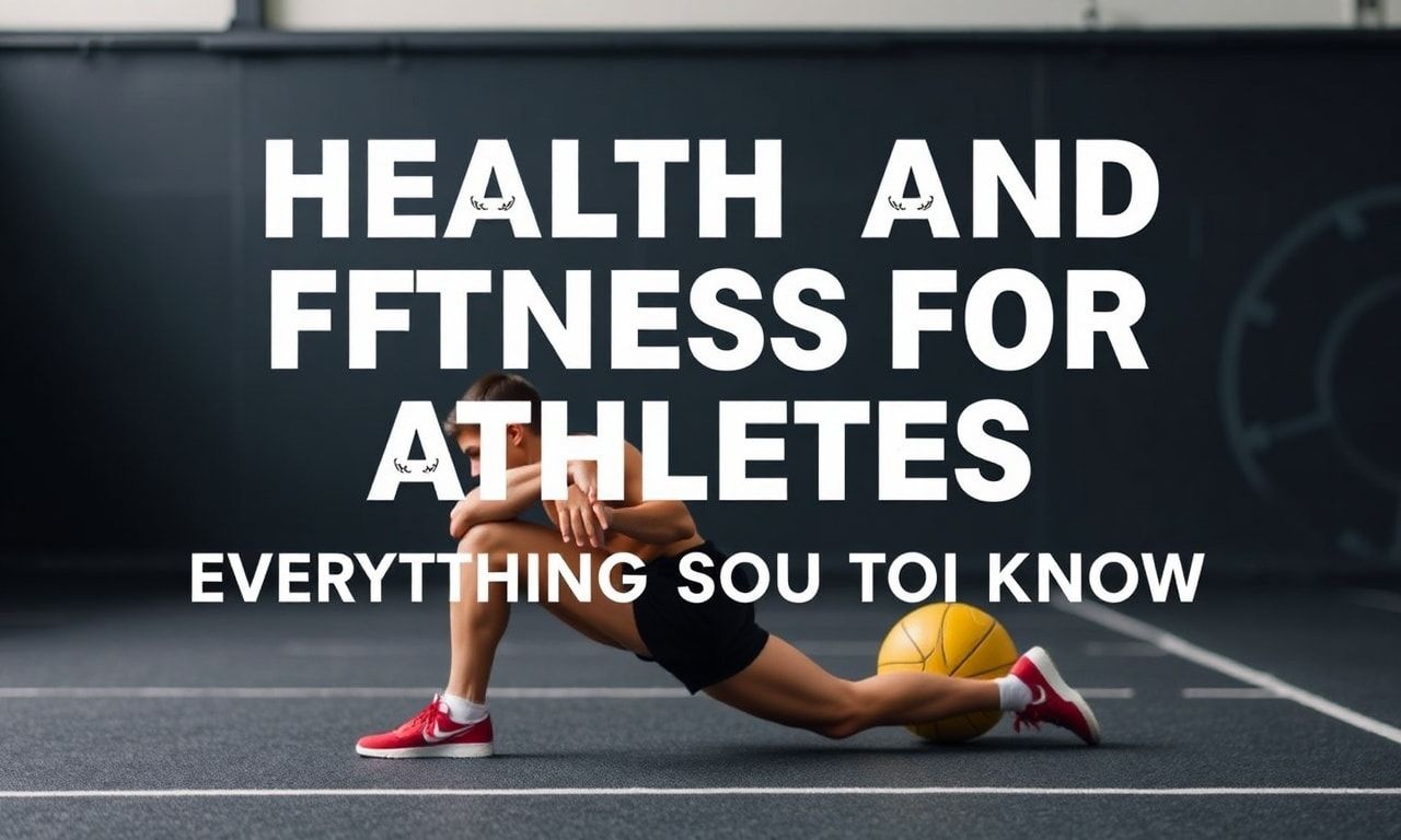 Sporcu Olmak İçin Sağlık ve Fitness: Bilmeniz Gereken Her Şey Health and Fitness for Athletes: Everything You Need to Know