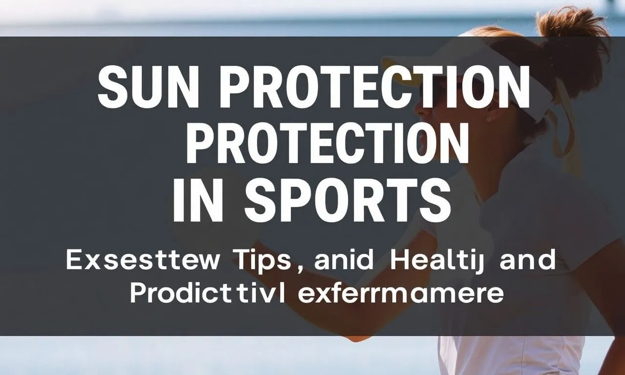 Sporda Güneş Korunması: Sağlıklı ve Verimli Performans İçin Temel İpuçları Sun Protection in Sports: Essential Tips for Healthy and Productive Performance