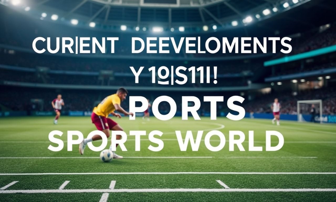 Türkiye’nin Spor Dünyasında Güncel Gelişmeler Current Developments in Turkey's Sports World