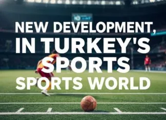 Türkiye’nin Spor Dünyasında Yeni Gelişmeler New Developments in Turkey's Sports World