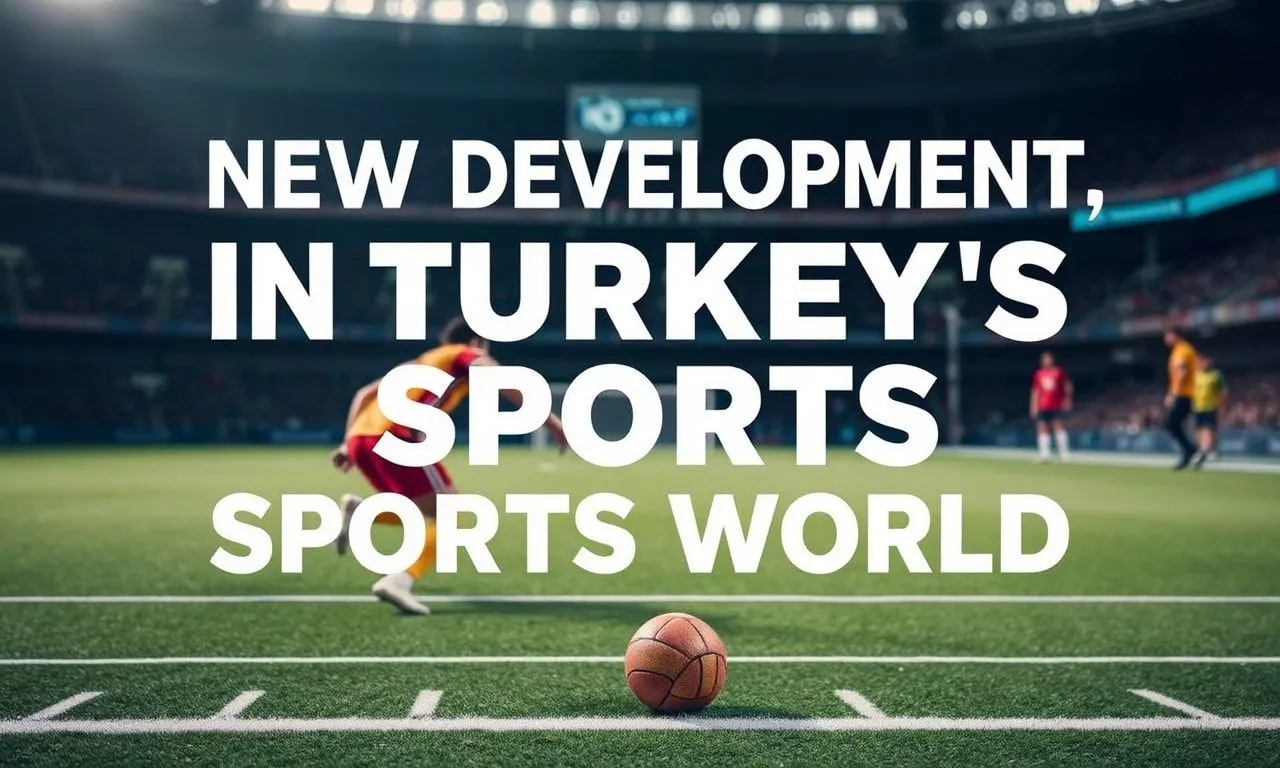 Türkiye’nin Spor Dünyasında Yeni Gelişmeler New Developments in Turkey's Sports World