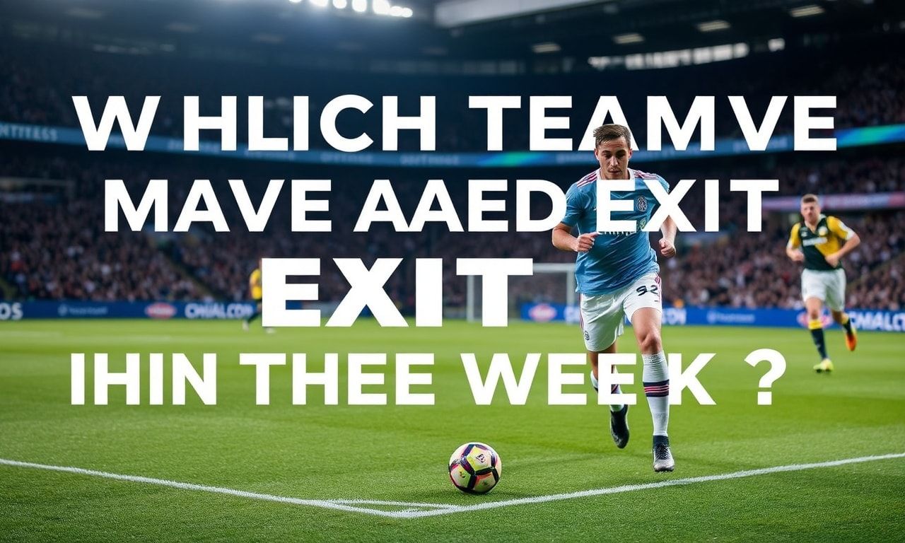 Bu Hafta Ligde Hangi Takımlar Çıkış Yaptı? Which teams have made an exit in the league this week?