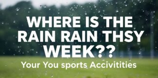 Bu Hafta Yağışın Nerede? Spor Etkinlikleriniz İçin Öngörü Where is the Rain This Week? Forecast for Your Sports Activities