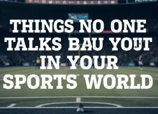 Spor Dünyasında Kimsenin Konuşmadığı Şeyler Things No One Talks About in the Sports World