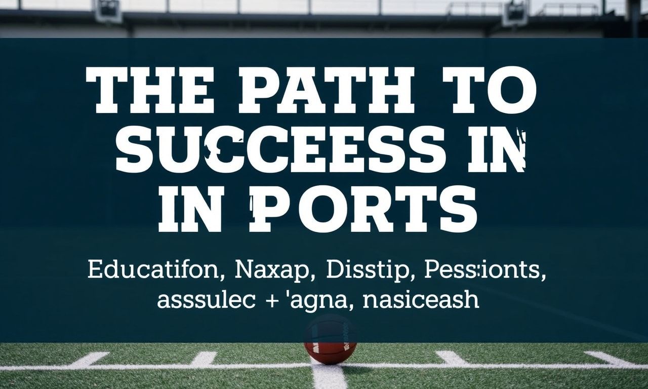 Sporda Başarıya Giden Yol: Eğitim, Disciplin ve Tutku The Path to Success in Sports: Education, Discipline, and Passion