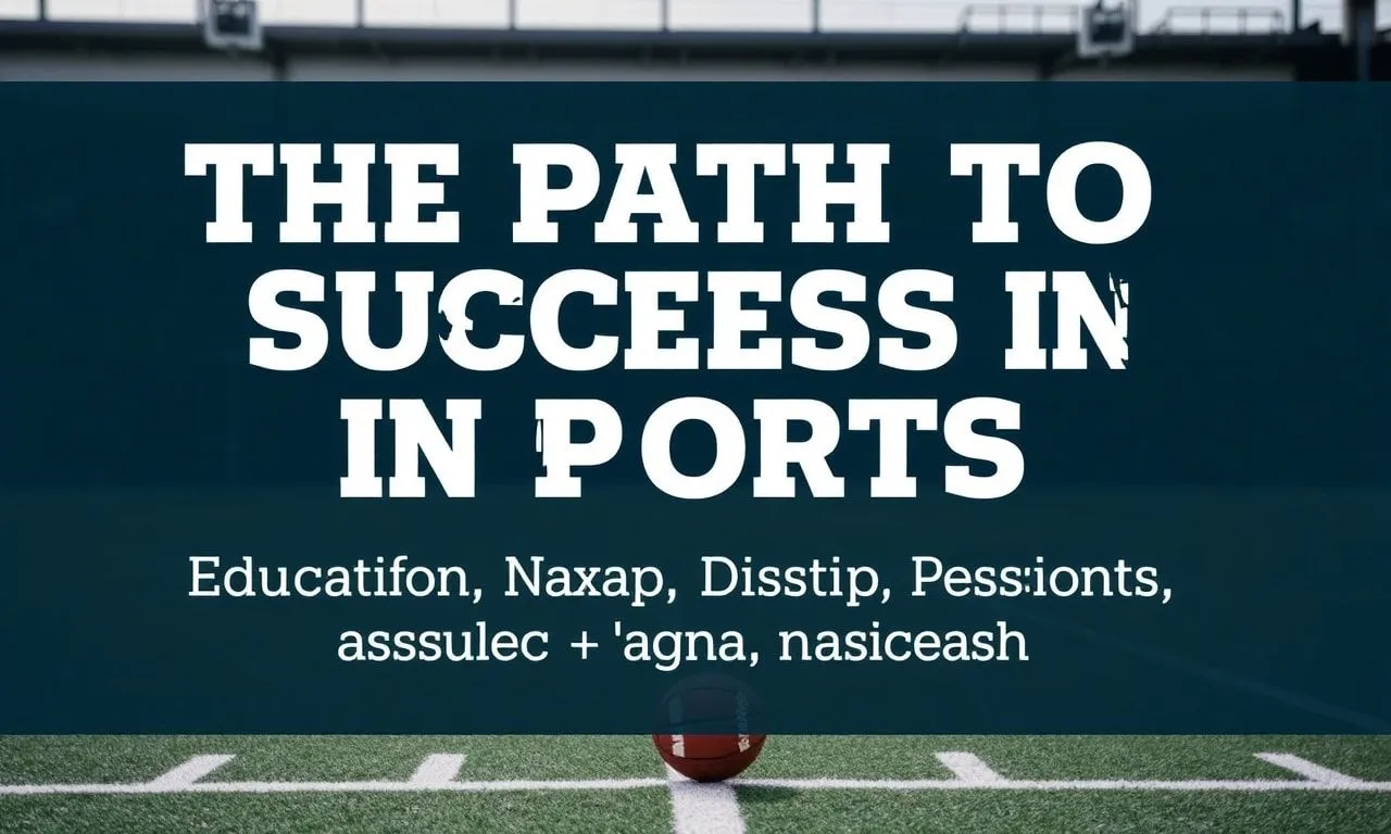 Sporda Başarıya Giden Yol: Eğitim, Disciplin ve Tutku The Path to Success in Sports: Education, Discipline, and Passion