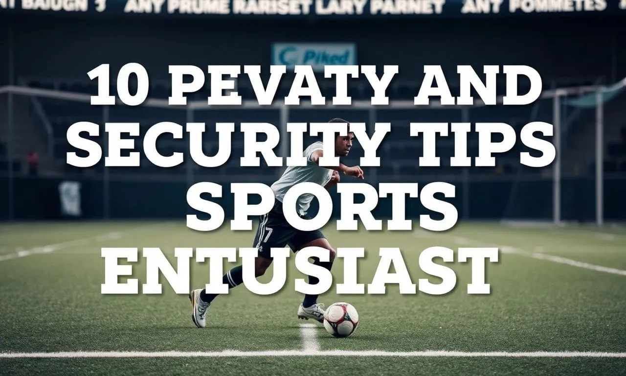Sporseverlerin İçin 10 Gizlilik ve Güvenlik İpuçları 10 Privacy and Security Tips for Sports Enthusiasts